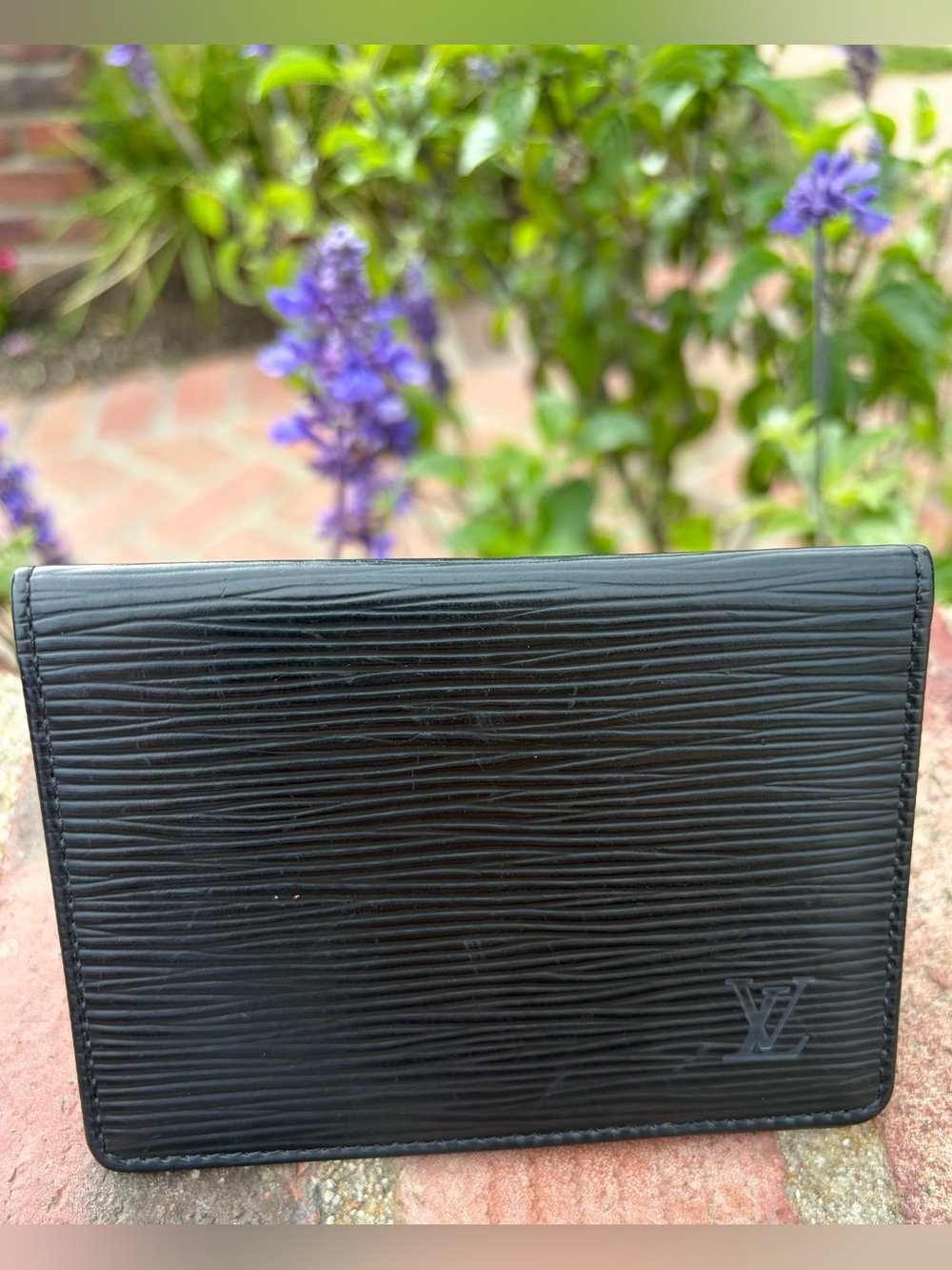 Louis Vuitton Epi Leather ID Card Wallet Auth 2003 France 
Date Code Unisex